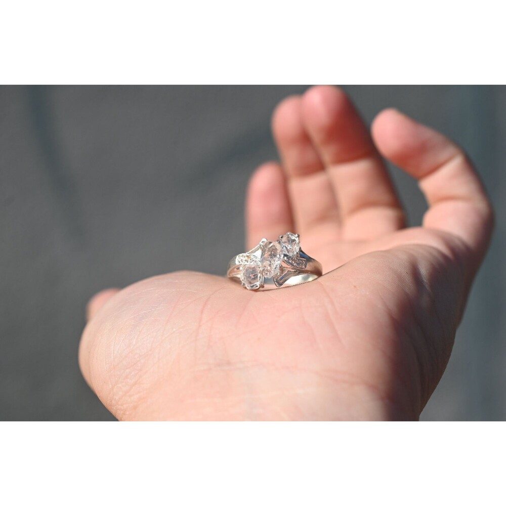 Unique Engagement Ring Vintage Inspired Raw Diamond Ring Rough Natural Diamond R